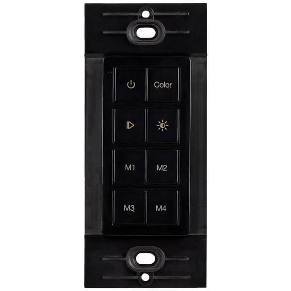 Multi-Color RGB Radio Frequency Black Task Lighting Remote Control